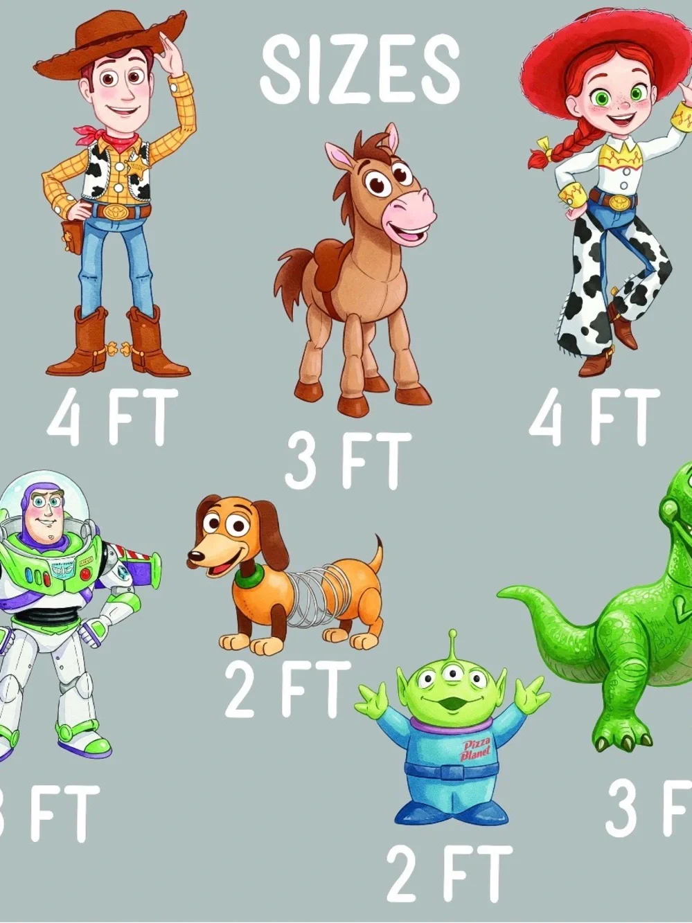 Disney Pixar Toy Story Coroplast Cutout & Arches Party Decorations
